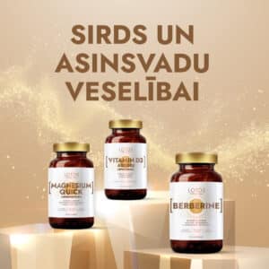 komplekts sirds un asinsvadu veselībai